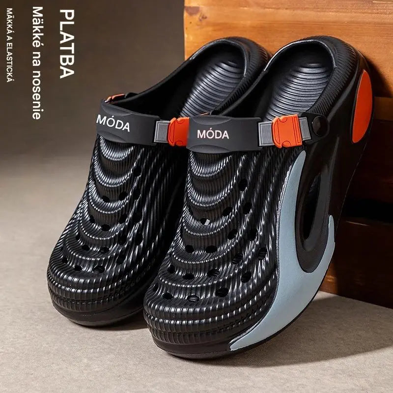 👟 Špeciálna ponuka s 50% zľavou 🌬️ Viacúčelové pánske sandále (zosilnená podrážka z EVA): Protišmykové, ultraľahké, priedušné - perfektná voľba na pláž, šport aj každodenné nosenie 🏃‍♂️