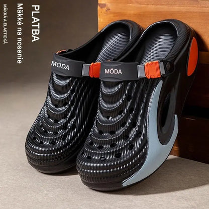 👟 Špeciálna ponuka s 50% zľavou 🌬️ Viacúčelové pánske sandále (zosilnená podrážka z EVA): Protišmykové, ultraľahké, priedušné - perfektná voľba na pláž, šport aj každodenné nosenie 🏃‍♂️
