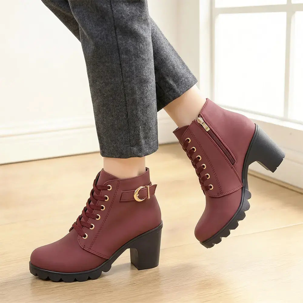 👢【35-42】Un imprescindible para otoño-invierno: elegantes botas de tacón para mujer; ¡la combinación perfecta de moda y comodidad para lucirlas sin esfuerzo durante todo el día!