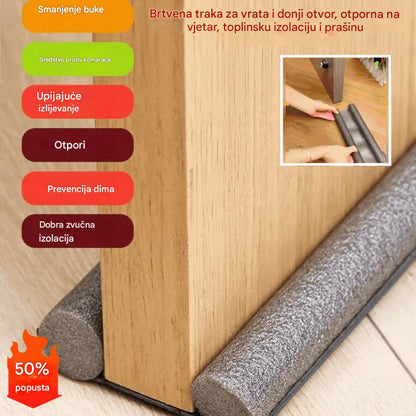 🔥Kupite 2, dobijte 2 gratis🔥🚪Traka za brtvljenje donjeg dijela vrata, otporna na vjetar, toplinsku izolaciju, otporna na prašinu💨