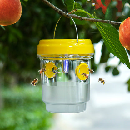 🐝☀️ 【Compra 1 y Llévate 1 GRATIS】Trampa solar para avispas para patios y jardines 🔋🌿 – Altamente eficiente, recargable, resistente a la intemperie, cubre hasta 500 metros cuadrados.
