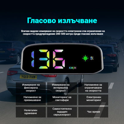 🚗Соларен дисплей за автомобилен скоростомер