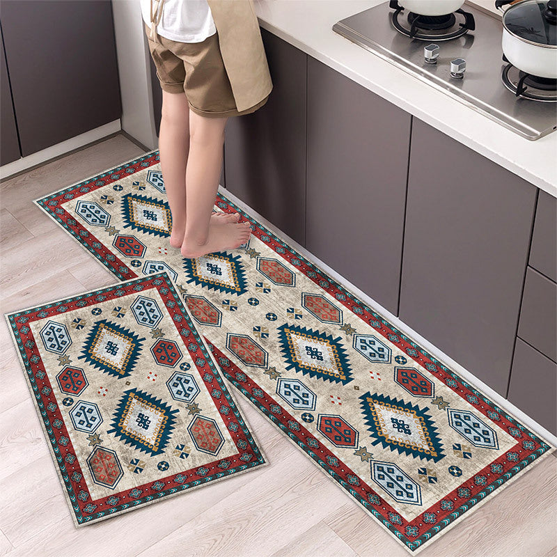 💥49% de descuento 【2 piezas】🌺Alfombra de cocina antideslizante absorbente alfombra de cocina larga【40*60cm+40*120cm】