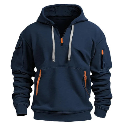 【S-5XL】Pánske mikiny s kapucňou na zips a viacvreckové mikiny   3752467