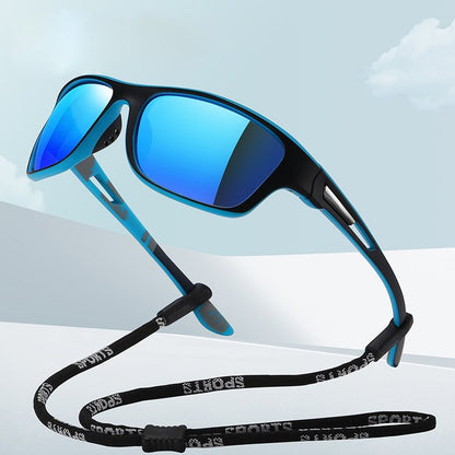 🚵‍♂️😎 【50% zľava 🔥】🕶⚡ Pánske športové slnečné okuliare, polarizačné, so zrkadlovými sklami, moderné a prachotesné, ideálne na outdoorovú cyklistiku