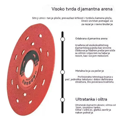 🔥✨【3 komada】⚙️Višenamjenska ploča za rezanje, brušenje i obradu keramike, stakla i kamena (za upotrebu s kutnim brusilicama)