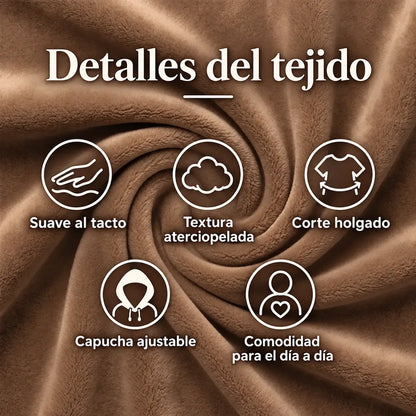 【S-5XL】Jersey holgado con capucha y cordón ajustable para otoño/invierno de 2026