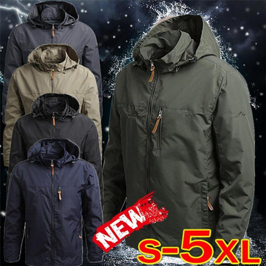 Zľava 50% v posledný deň💥💥💥Velká velikost venkovní příležitostné větrovka s kapucí bunda 3853920