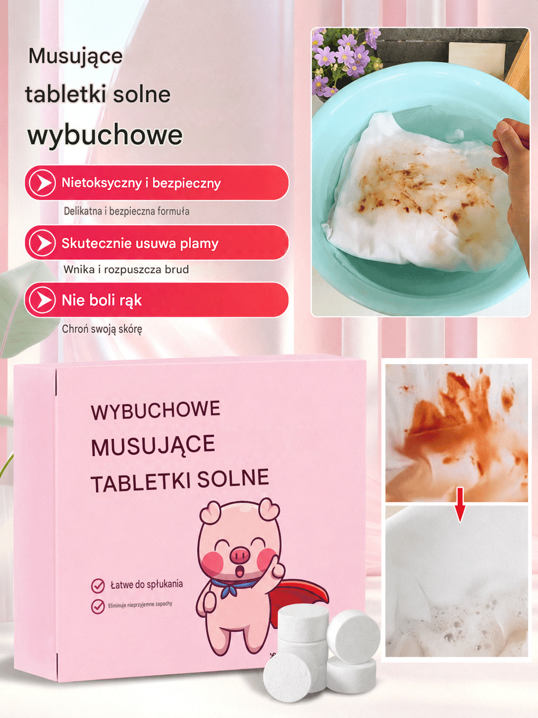 🎁【Nowa japońska formuła】 Uniwersalny odplamiacz do białych ubrań i trudnych plam ✅ Płatność przy odbiorze