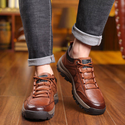 🔥👞Los más vendidos con un 40% de descuento: zapatos de cuero para hombre de nueva moda de invierno 2025, extremadamente cómodos