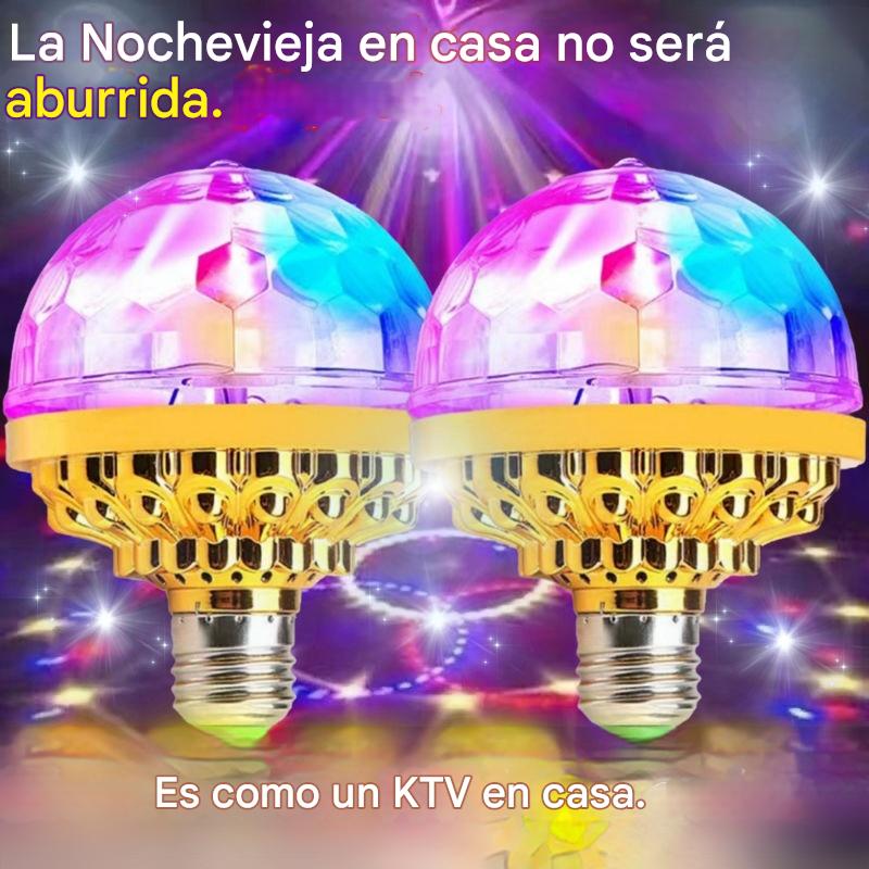 🎄 ¡Oferta navideña! 50% de descuento 🔥 Bola de discoteca mágica giratoria y multicolor