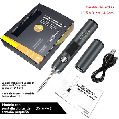 🔥🧰 Nuevo soldador inalámbrico portátil USB con pantalla digital para soldar y reparar