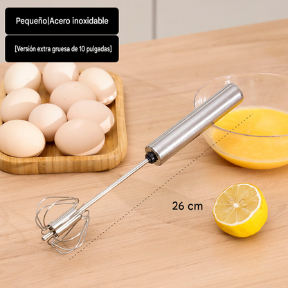 🔥Compre 1 y obtenga 1 gratis🥚👩‍🍳🍳Batidor de huevos semiautomático de acero inoxidable