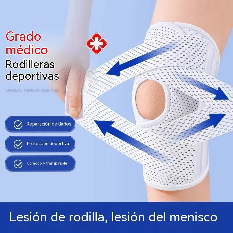 [Compra 1 y llévate 1 gratis] Rodilleras de doble resorte, adecuadas para correr, andar en bicicleta, jugar a la pelota y otros deportes.