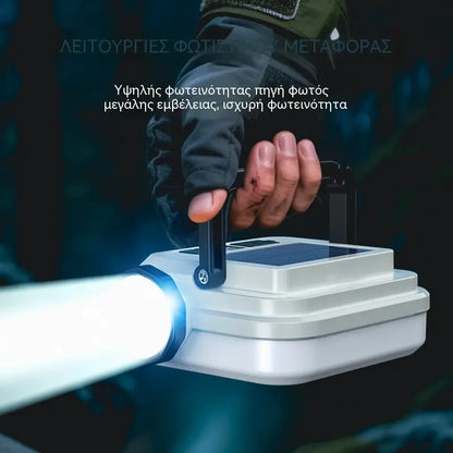 🏕️50% de descuento💡 ☀️Lámpara de camping multifuncional con luz de trabajo LED; batería de duración ultralarga para emergencias al aire libre.