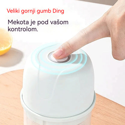 💥 Zadnji dan rasprodaje! 50% popusta! ⏰ Prodano više od 50.000 komada! 🎅 Električni sjecka za češnjak, mini prijenosni sjecka za povrće