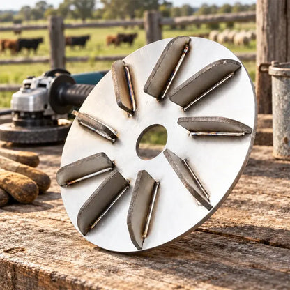 🔧Oferta limitada: -30%🪚 Disco Desplumador de Acero Inoxidable para Amoladora | Disco Quitapelos para Limpieza y Procesado de Carne de Cerdo, Oveja y Ternera