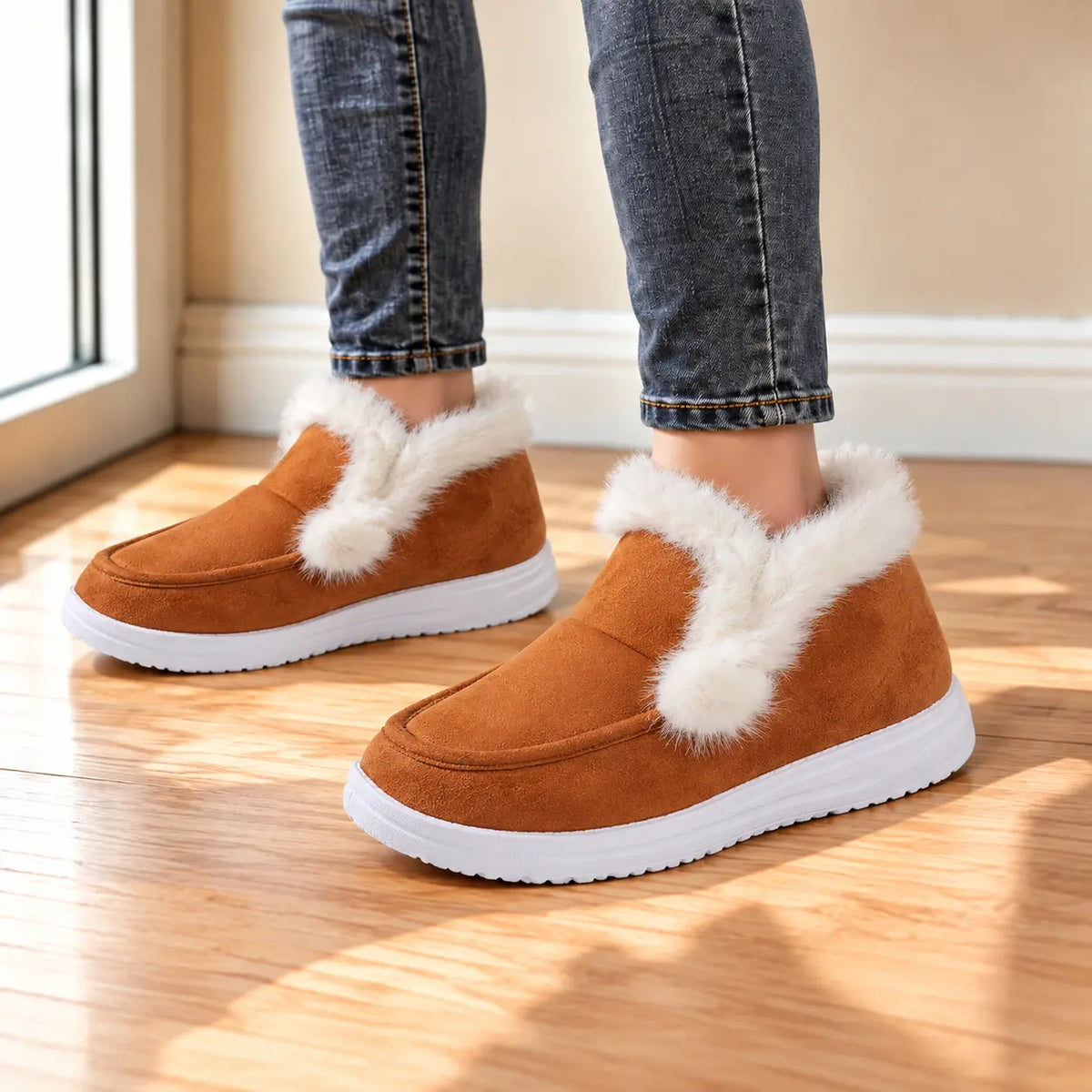 🔥【37-43】Zapatos y botas para exteriores, con aislamiento térmico y suela antideslizante, para otoño e invierno
