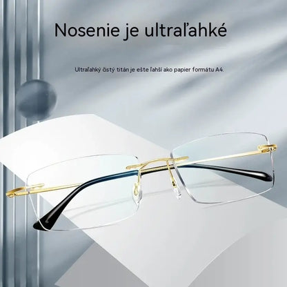 👓 Vysokokvalitné, ultraľahké a vysoko priehľadné profesionálne okuliare bez rámu s ochranou proti modrému svetlu. Unisex dizajn. ✨