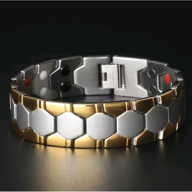 ✨✨ Pulsera magnética desmontable, minimalista y elegante, un accesorio imprescindible para los chicos duros.