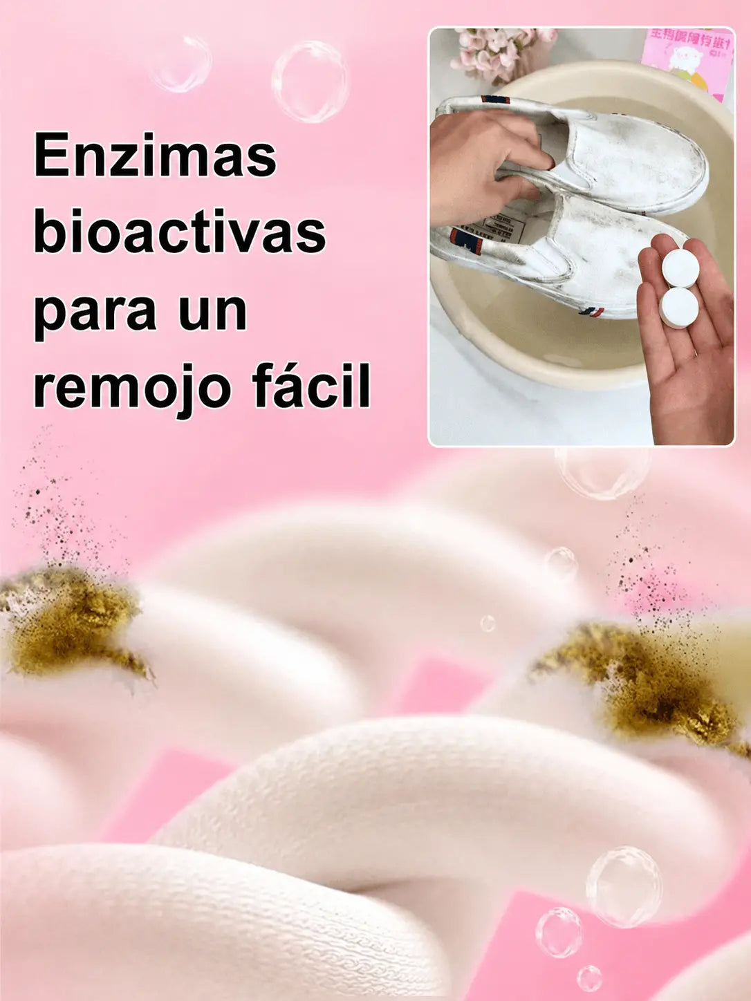 🎁【Nueva fórmula japonesa】Quitamanchas universal para ropa blanca y manchas difíciles