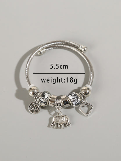 【Oferta por tiempo limitado】 💖✨Pulsera ajustable atrapasueños de plata 925
