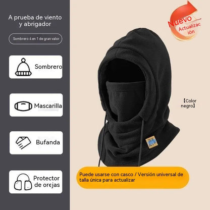 ❄️ Gorro térmico integral con forro polar que te mantiene abrigado hasta -20 grados Celsius. ⛷️ Ideal para esquiar, andar en moto y actividades al aire libre.