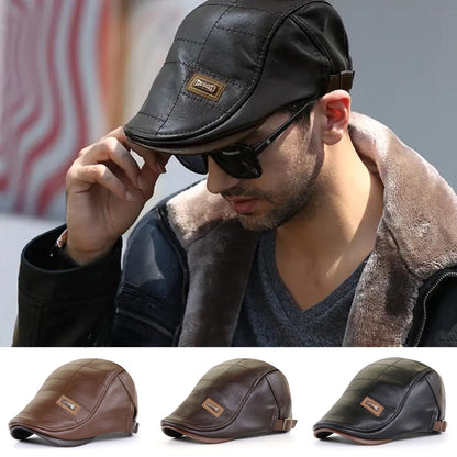 💥【Novo 2025】Muška kožna beretka – retro stil, udobna i kvalitetna · 50% popusta + besplatna dostava