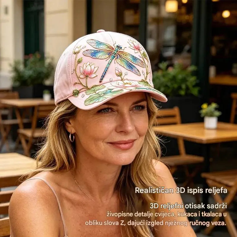 🧢Stilski, premium bejzbolski šešir s 3D vezenjem, zaštitom od sunca i vizirom