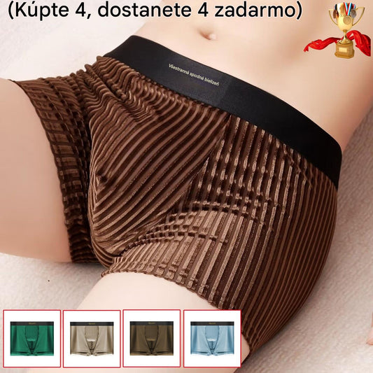 🔥💥【Kúpte 2 kusy, získajte 2 zadarmo】Vysokokvalitné luxusné antibakteriálne pánske boxerky