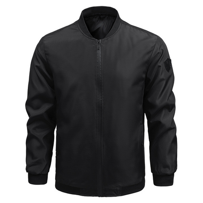 🚀🧥【50% zľava 🔥】【M–6XL】Pánska ležérna jednofarebná bomber bunda, plus veľkosť