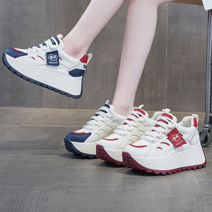 👟✨【+5 cm de altura】Zapatillas casual de estilo deportivo con suela gruesa – Modernas, cómodas y fáciles de combinar 💫