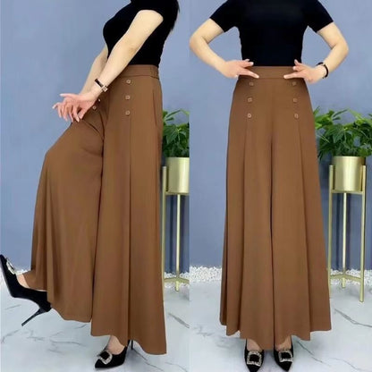 🔥Ofertă limitată în timp🔥 【Cumpără 1, primești 1 gratuit】💖💖 【M-5XL】Fustă de primăvară și vară pentru femei cu talie înaltă și pantaloni largi 2025 