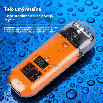 📢📢50% zľava!!! 👨Univerzálny multifunkčný elektrický zastrihávač chĺpkov v nose s digitálnym displejom