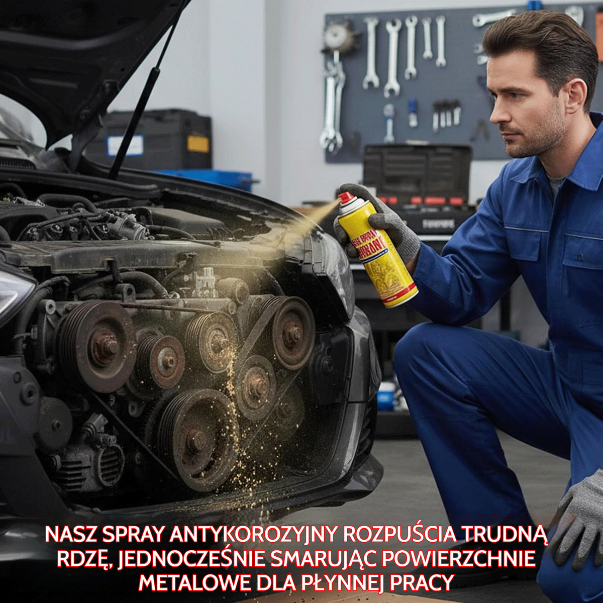 🔥【3 butelki】⚙️ Środek do usuwania rdzy / spray do usuwania rdzy