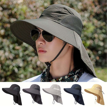 🔥【Compre 1 y obtenga 1 gratis】Sombrero protector universal para pesca al aire libre
