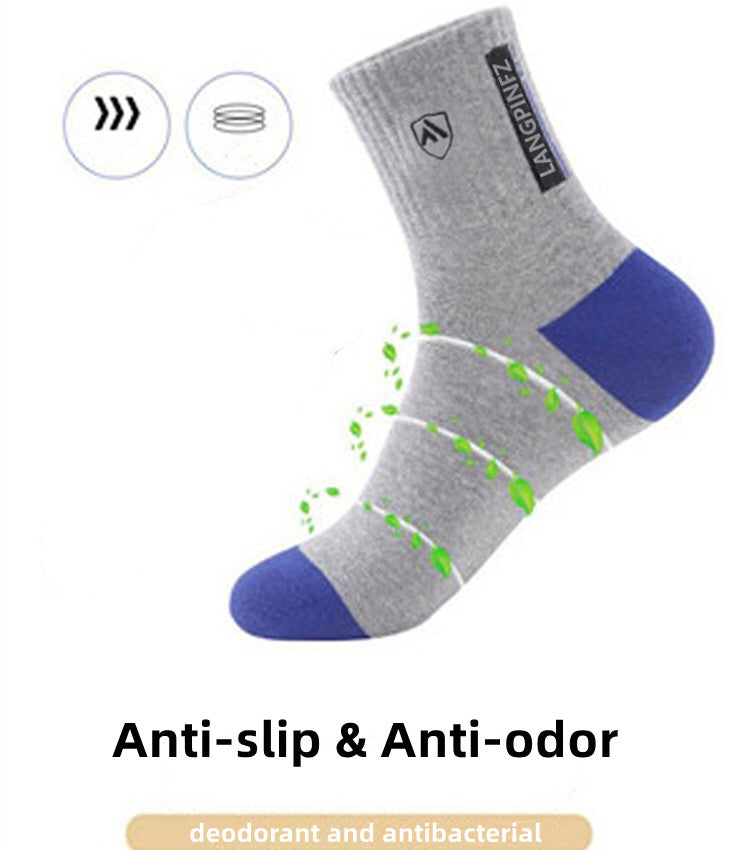 【10 pares】Calcetines de media caña, calcetines deportivos de media caña de estilo informal de negocios