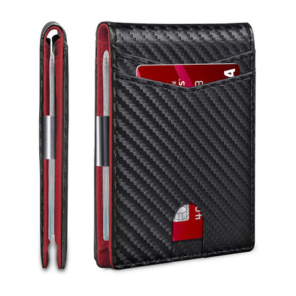 Obavezni muški novčanik 👛 Minimalistički muški novčanik s RFID zaštitom 👨