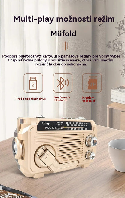 🏕️【-35%】(Zaručená pravosť) Multifunkčné prenosné svietidlo s AM rádiom