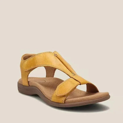👡 Dámske sandále na platforme z mäkkej kože -