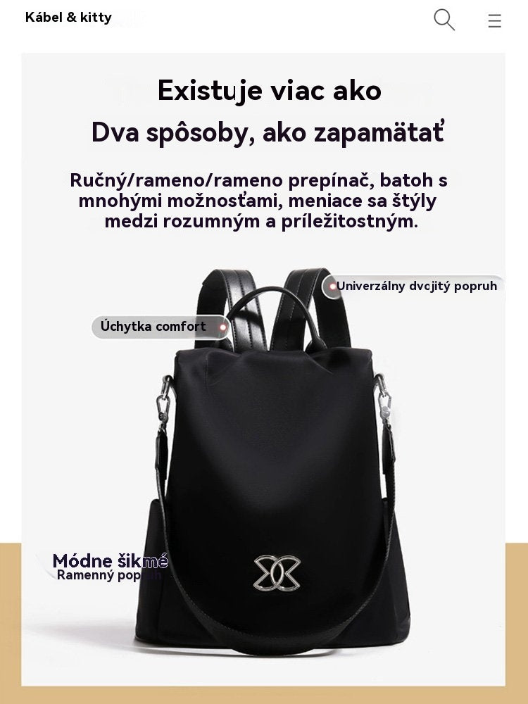 🔥🔥🎒【Zľava 50 %】Ľahká, viacúčelová crossbody taška z oxfordskej tkaniny s veľkou kapacitou, odolná proti krádeži