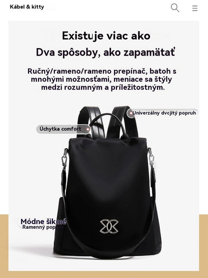 🔥🔥🎒【Zľava 50 %】Ľahká, viacúčelová crossbody taška z oxfordskej tkaniny s veľkou kapacitou, odolná proti krádeži
