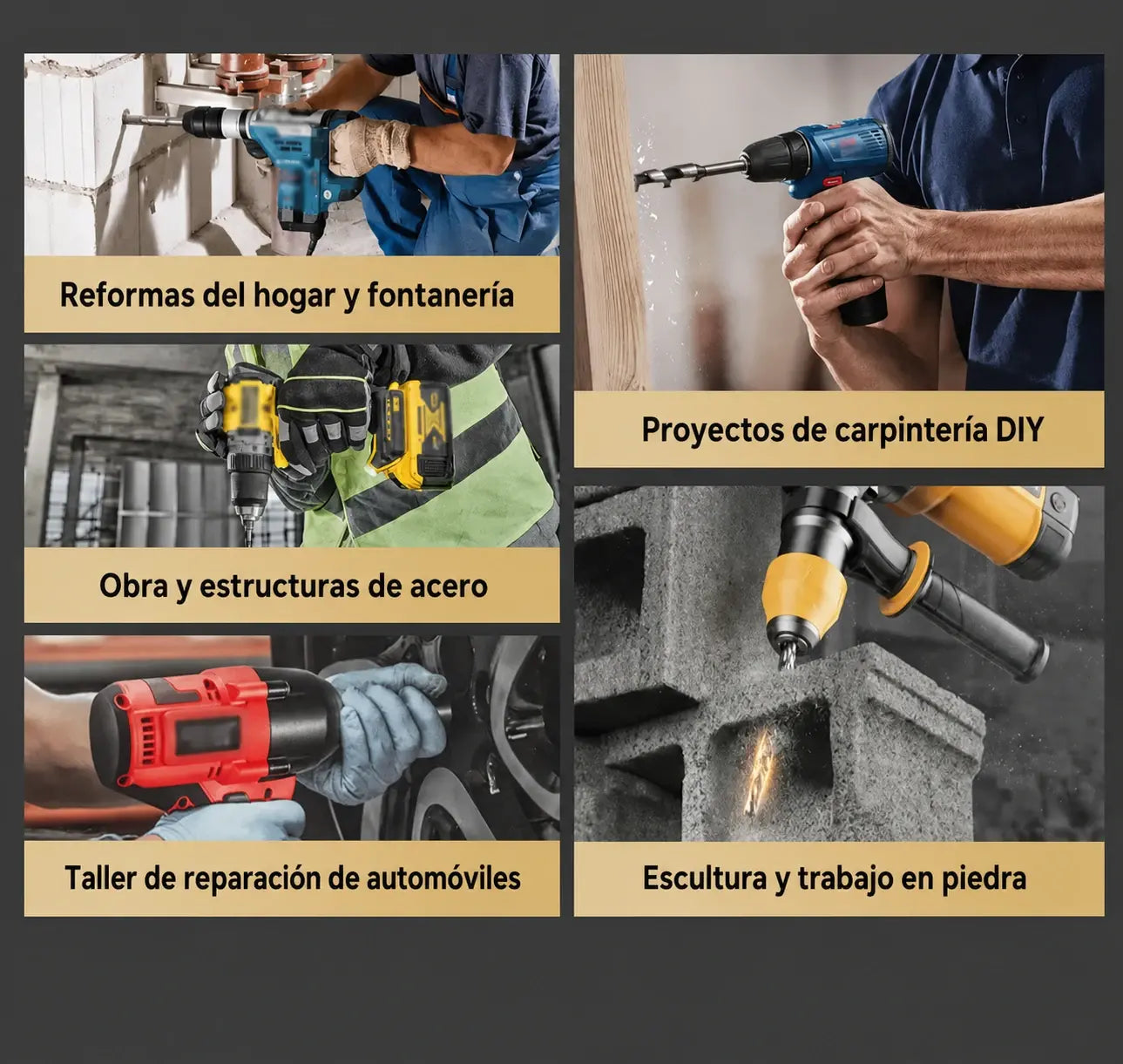 🥇【3+4+5+6+8+10+12mm】Broca excéntrica de acero de tungsteno superduro de séptima generación con borde dentado