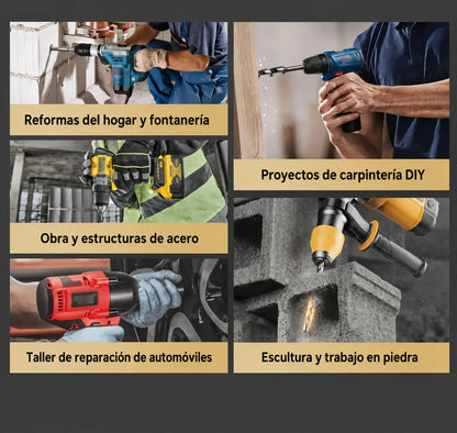 🥇【3+4+5+6+8+10+12mm】Broca excéntrica de acero de tungsteno superduro de séptima generación con borde dentado