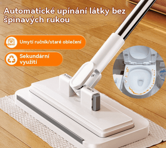 💦Multifunkční mop s klipem na hadřík, nový mop do domácnosti, který nevyžaduje mytí✅