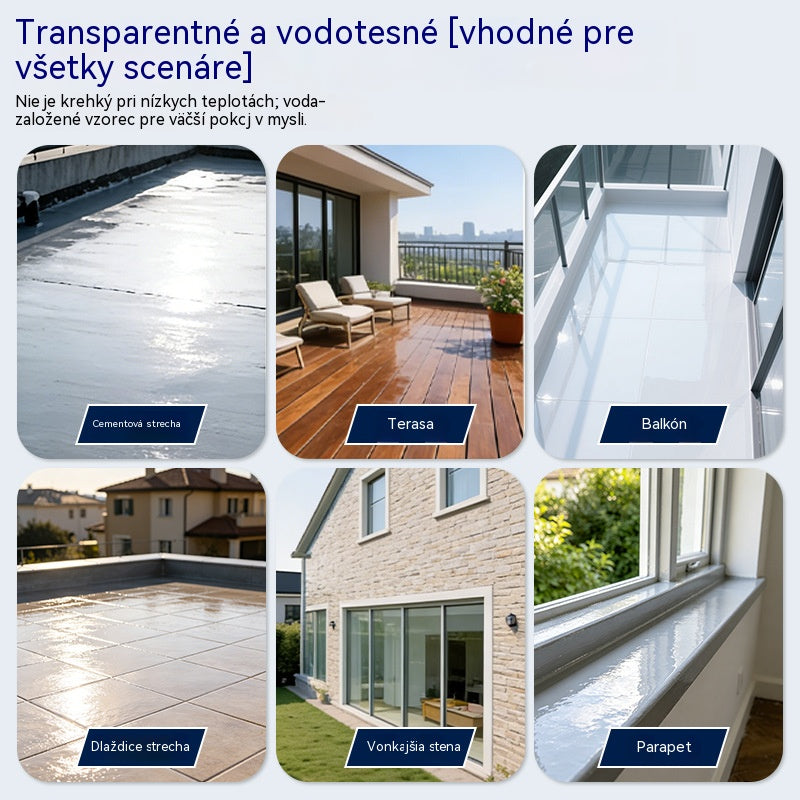 Priehľadný vodeodolný tmel vhodný na akýkoľvek povrch ⏰ Časovo obmedzená ponuka – do vypredania zásob! 🎁