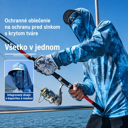🔥【M-5XL】Priedušné oblečenie na ochranu pred slnkom pre mužov, vhodné na outdoorové športy a rybolov.