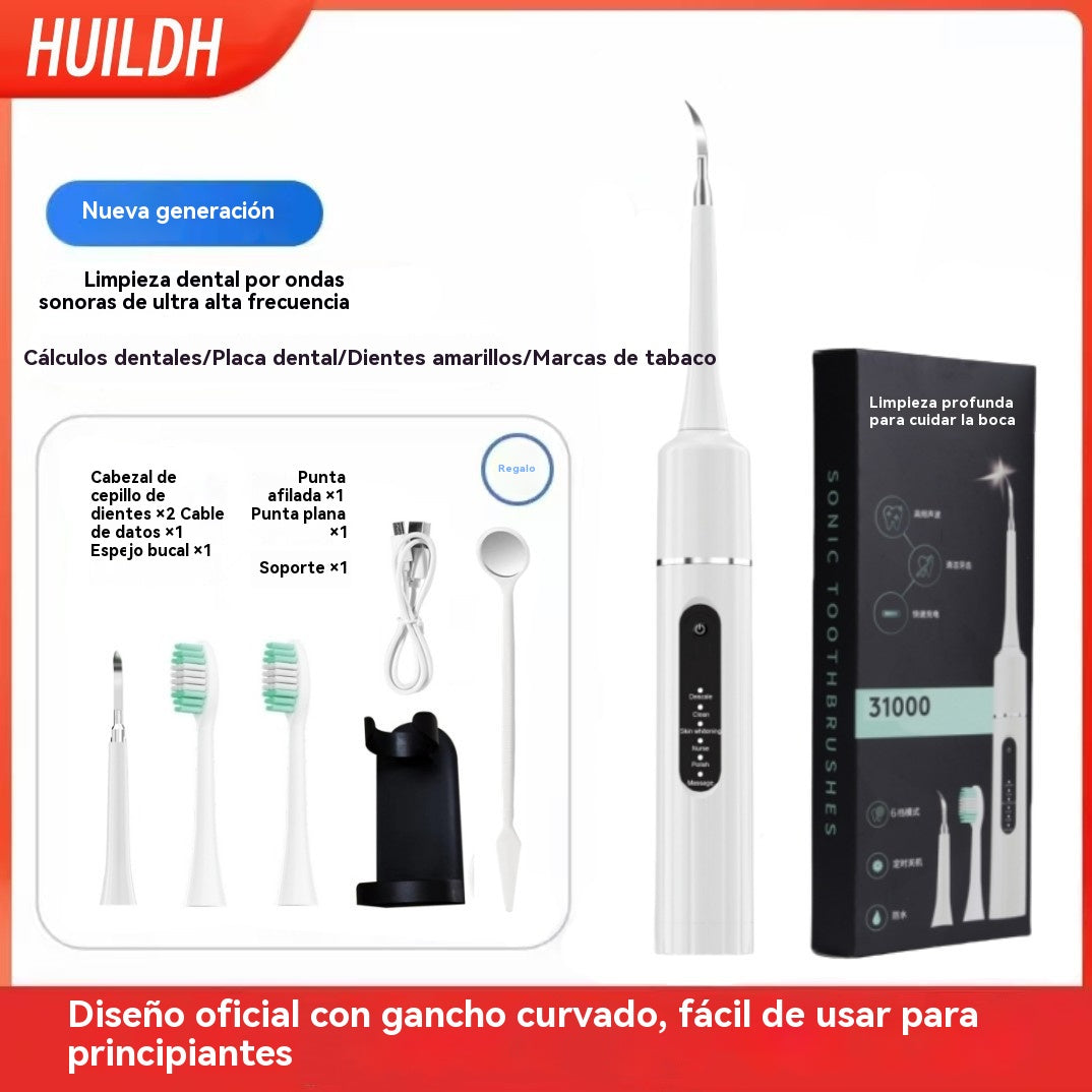 ✨🦷【SMART🔥-40%】Limpiador dental ultrasónico 2 en 1, eliminador de sarro y cepillo de dientes eléctrico
