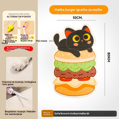 🏆🔥 Najprodavaniji | Zidna vertikalna grebalica za mačke – bez ugradnje