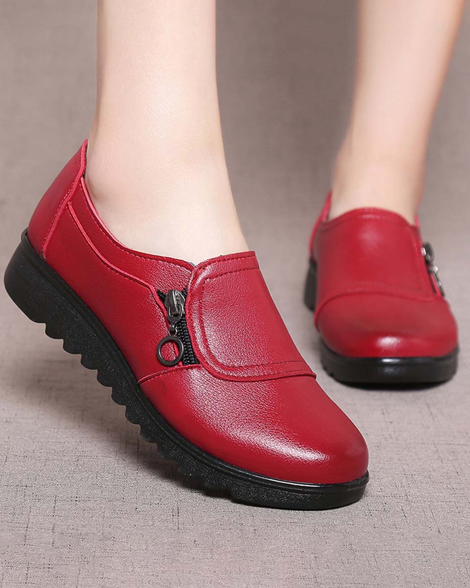 🔥【35–41】Zapatos de piel de vaca genuina – Cómodos, duraderos y con suela antideslizante